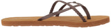Volcom Women's Thrills II Dress Sandal Flat - Brown