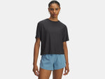 Under Armour Women's UA RUSH™ Energy Printed SS Tee - Black/Black - 003