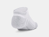 Under Armour Unisex UA Performance Tech Pro 3-Pack Socks - White / Body Gray - 100
