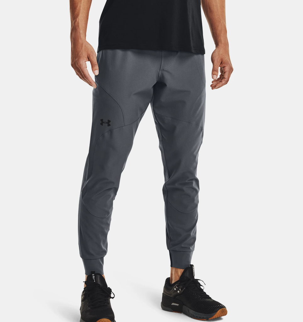 Mens Under Armour grey Unstoppable Hybrid Sweatpants