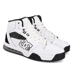 DC Men's Versitile High-Top Shoes - White/Black