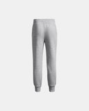 Under Armour Girls' UA Rival Fleece Joggers - Mod Gray Light Heather / White - 012