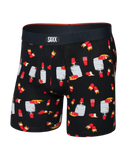 Saxx Vibe Xtra Soft Comfort Underwear - Tapped Out - Black