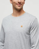 Tentree Men's Treeblend Baker Longsleeve - Harbour Gray Heather