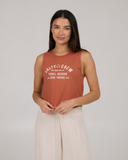 Salty Crew Womens Night Bite Cropped Tank - Sierra