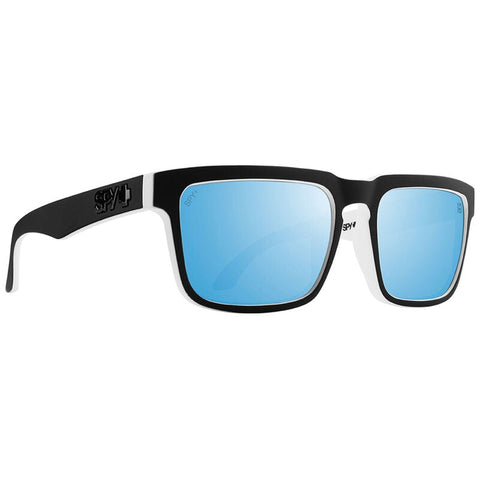 Spy Helm Sunglasses - Whitewall - Happy Boost Polar Ice Blue Mirror