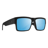 Spy Cyrus Sunglasses - Matte Black - Happy Ice Blue Mirror Polar