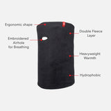 Airhole Airtube Classic Microfleece Facemask - Black