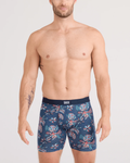 Saxx Vibe Xtra Underwear - Pineapple Tropic - Indigo