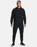 Under Armour Men's UA Rival Fleece Hoodie - Black / White - 001