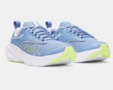 Under Armour Girls' GS UA Surge 5 Running Shoes - Blue Float / Spackle Blue / Green Citrine - 476