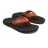 OluKai Mens ‘Ohana Water-Friendly Beach Sandals - Dirt / Lava Rock