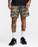 RVCA Mens Yogger Recover 17" Shorts - Tiger Camo