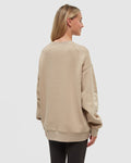 Tentree Women's Bluffs Oversized Crew - Birchwood