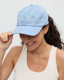 Tentree Spring Flora Peak Hat - Lakeside Blue White Oak