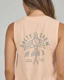 Salty Crew Women's Flying High Muscle Tank - Apricot
