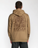 RVCA Mens Palm Grove Hoodie - Coyote