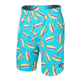 Saxx Mens Go Coastal Classic Volley 7" Swim Short - Pop Dogs