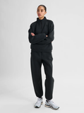 Burton Women's SpaceCloud 1/4 Zip Top - True Black Heather