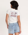 RVCA Womens 411 Tee - Vintage White