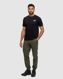 Tentree Mens Northern Aurora T-Shirt - Meteorite Black / Aurora Treeline