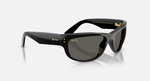 Ray-Ban Mega Balorama Sunglasses - Polished Black W/ Ultra Black