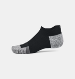 Under Armour Unisex UA ArmourDry® Pro 3-Pack No Show Socks - Black / White / Castlerock - 001