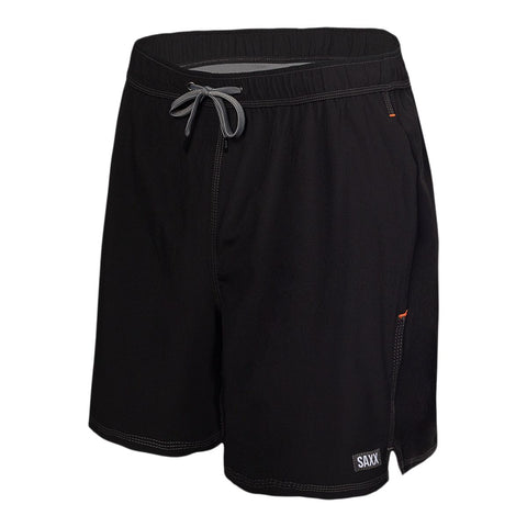 Saxx Mens Oh Buoy 2N1 7" Volly Shorts - Black