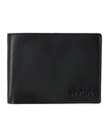 RVCA Mens August BiFold Wallet - Black