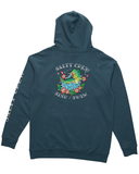 Salty Crew Mens Old School Vintage Fleece Hoodie - Bluefin