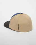 Volcom Men's Full Stone Heather Flexfit Hat - Dust Bowl Indigo