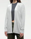 Tentree Women's Prairies Cardigan - Light Grey Heather