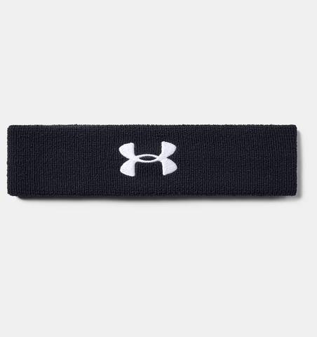 Under Armour Men's UA Performance Headband - Black / White - 001