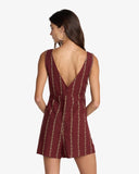RVCA Womens Florence Romper - Madder Brown
