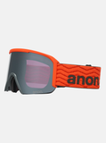 Anon Nesa Goggles + Bonus Lens + MFI® Face Mask - Fiesta Red