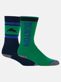 Burton Kids' Weekend Midweight Socks (2 Pack)