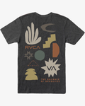 RVCA Mens Papercuts Short Sleeve Tee
