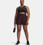 Under Armour Women's UA Vanish 5" Shorts - Dark Maroon - 600