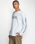RVCA Mens Barbarose Long Sleeve - White
