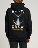 Salty Crew Mens Tailed Hood Fleece Hoodie - Black