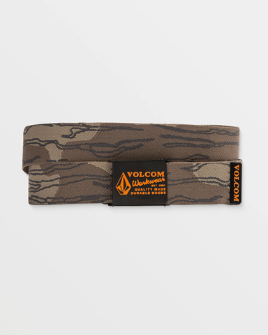 Volcom Mens Workwear Web Belt - Brindle