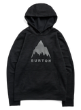 Burton Kids' Oak Pullover Hoodie - True Black Heather