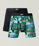 Saxx Vibe Xtra (2 Pack) Underwear - Geo Golf/Black
