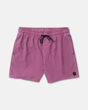 RVCA Mens VA Pigment Elastic Short Trunk 16" - Rose Shadow