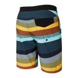 Saxx Mens Betawave 7" Swim Shorts -  Blanket Stripe