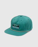 Tentree Weekend Away Apex Hat - Tidal Teal Meteorite Black