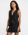 RVCA Womens Logan Vest - Black