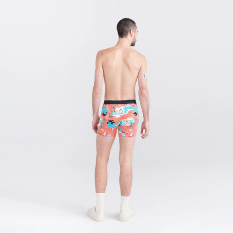 Saxx Ultra Underwear - Snow Days - Hot Coral – Rumors Skate and Snow