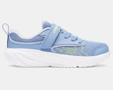 Under Armour Girls' PS  UA Surge 5 Running Shoes - Blue Float / Spackle Blue / Green Citrine - 476