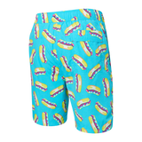 Saxx Mens Go Coastal Classic Volley 7" Swim Short - Pop Dogs